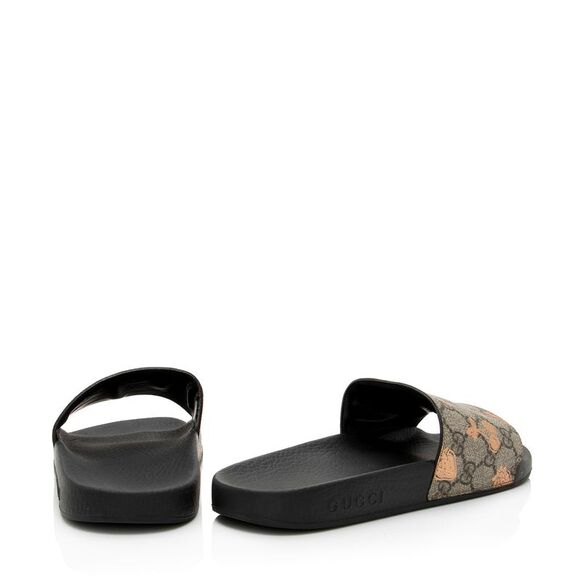 Gucci GG Supreme Berry Slide Sandals - Size 9 / 39 - Picture 3 of 7